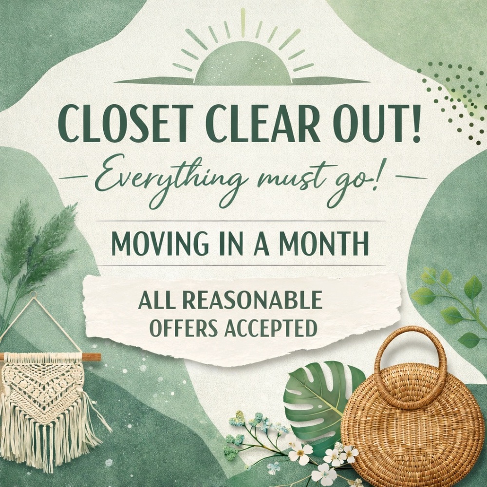 Moving Sale! Make offers if you see something you like 🤙🏽